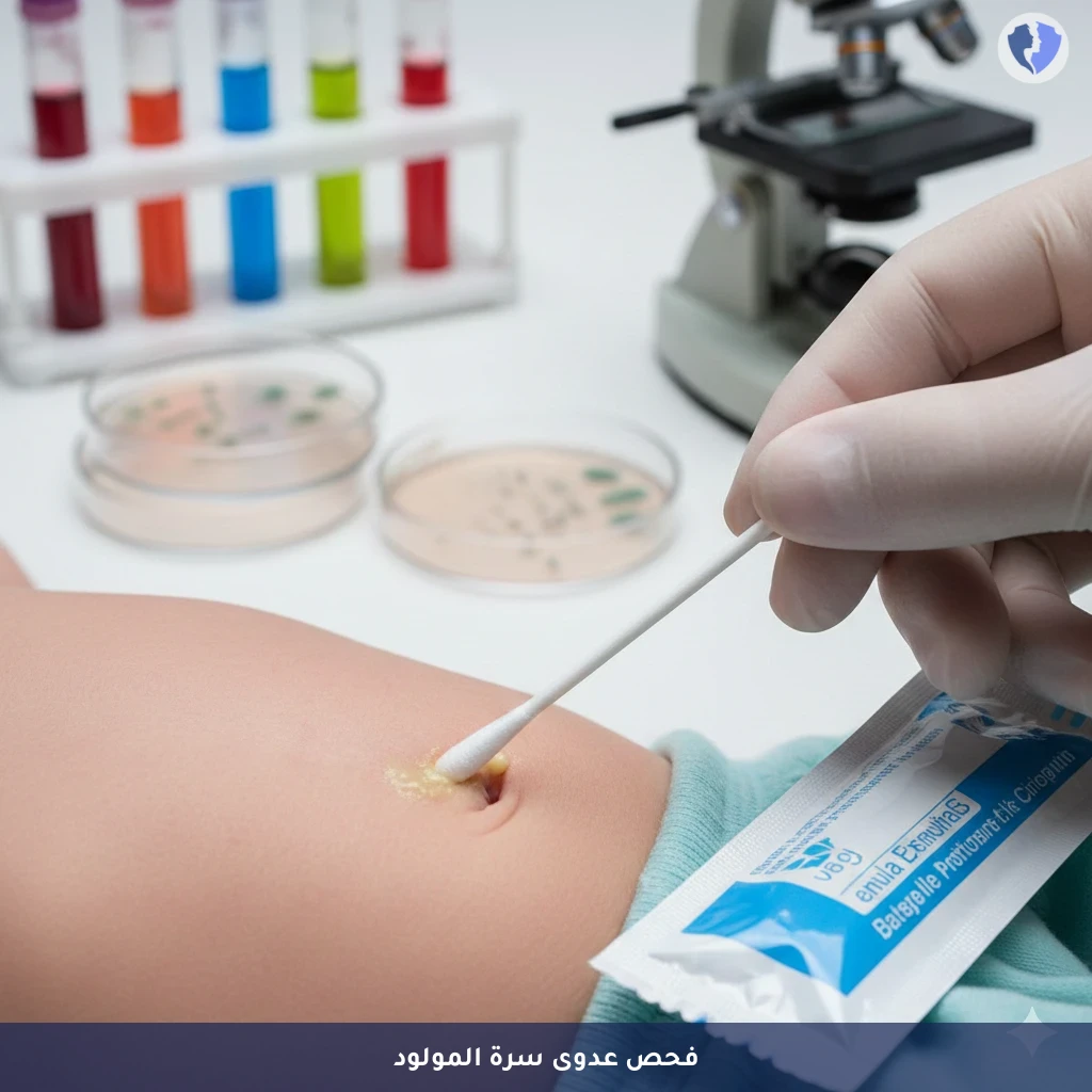 مزرعة مسحة السرة للمواليد - مزرعة مسحة الحبل السري (Umbilical Swab Culture)