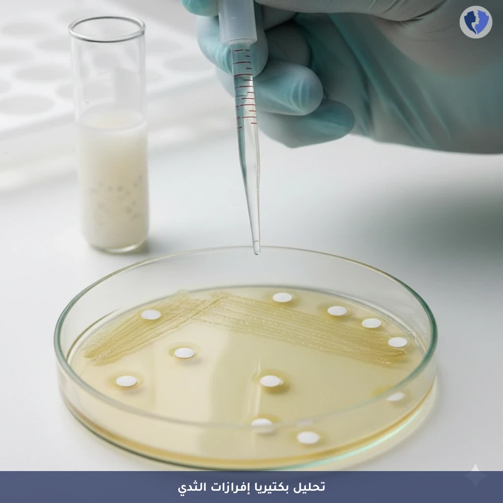 تحليل إفرازات الثدي والمزرعة - مزرعة وحساسية إفرازات الحلمة (Nipple Discharge Culture)