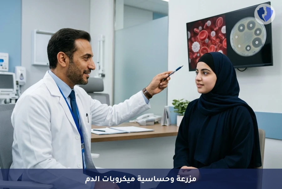 مزرعة دم وتحديد المضاد