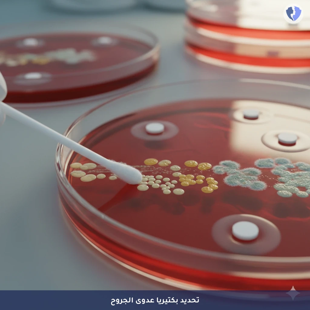 فحص مزرعة الجروح والالتهابات - مزرعة وحساسية مسحة من الجرح (Swab Culture and Sensitivity)