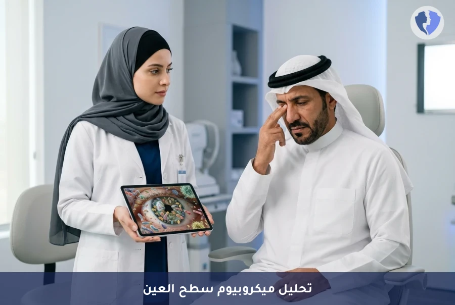 اكتشف صحة ميكروبيوم عينك - مسحة تحليل ميكروبيوم سطح العين (Ocular Surface Microbiome Swab)