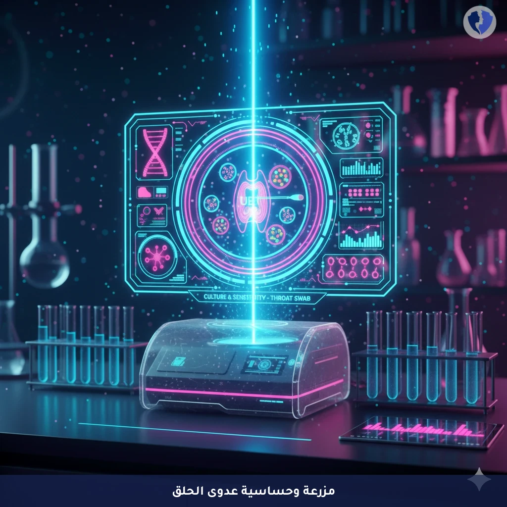 مزرعة مسحة حلق - مسحة ومزرعة وحساسية الحلق