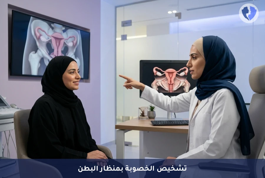 اطمئني على صحة قناتي فالوب - منظار البطن التشخيصي وحقن الصبغة (Chromotubation)